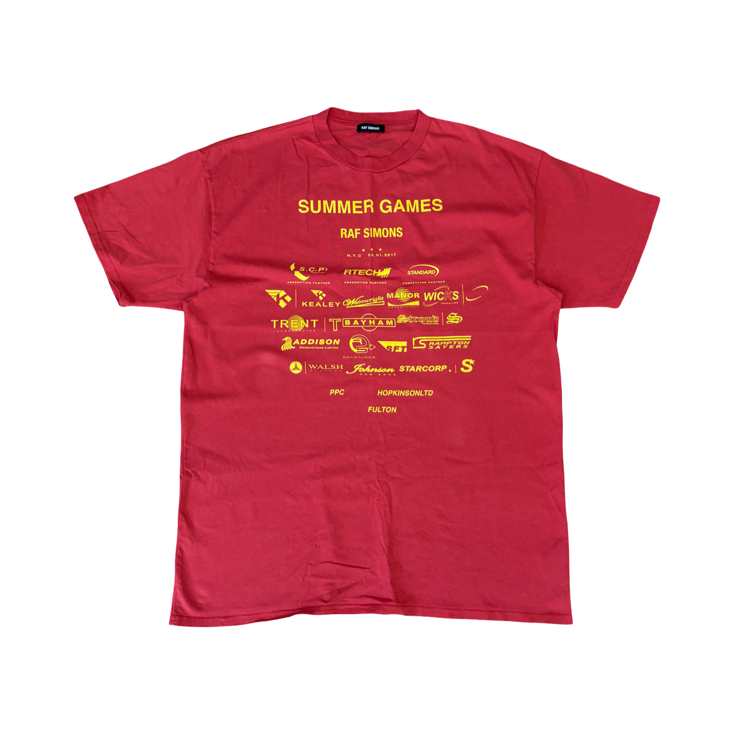 Raf Simons FW17 Summer Games Tee