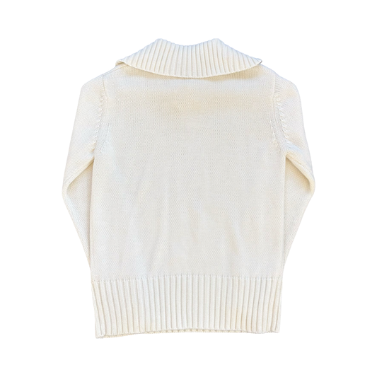 White Knitted Sweater