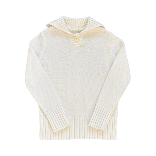 White Knitted Sweater