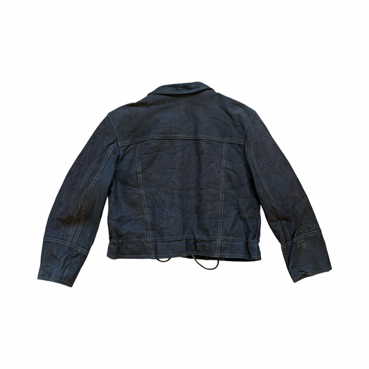 Gely Cuir Leather Fireman Jacket